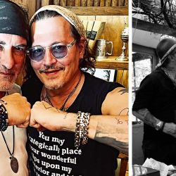 "Corcho" Rodríguez recibió a su amigo Johnny Depp en su casa de Punta del Este. Proyectan varios negocios. | Foto:Cedoc