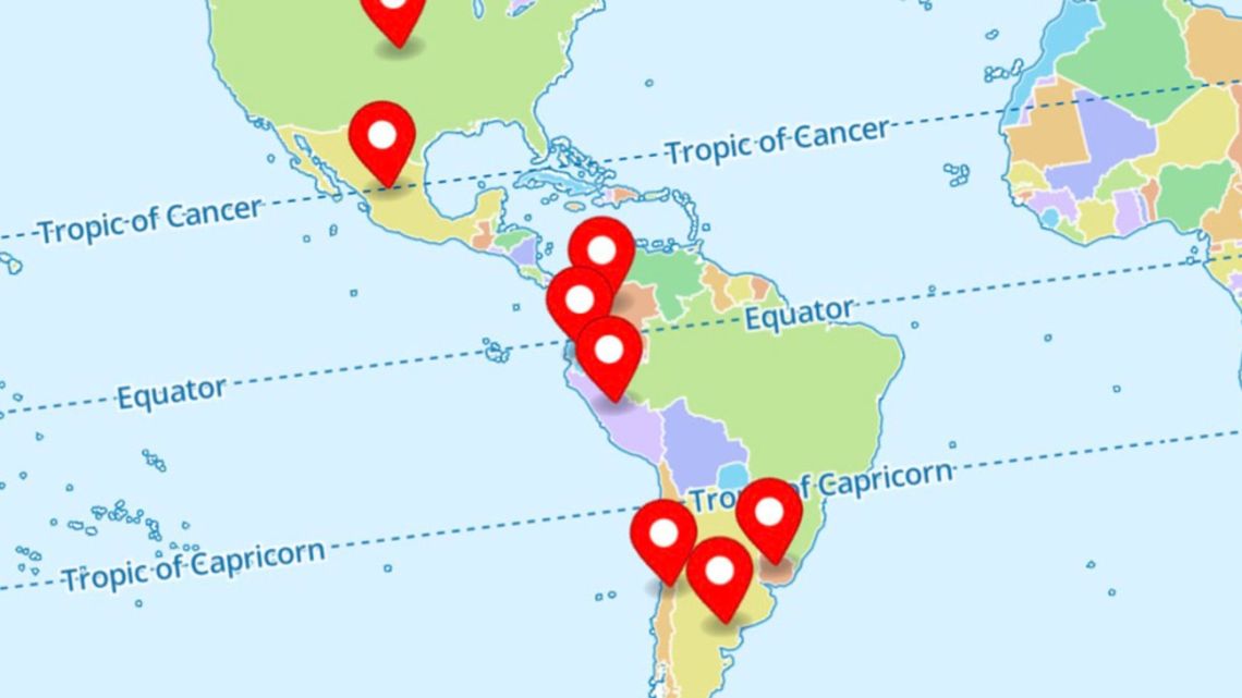 Screenshot showing LatAmGPT's alliances across nine countries taken from the software's official website on February 14, 2025.