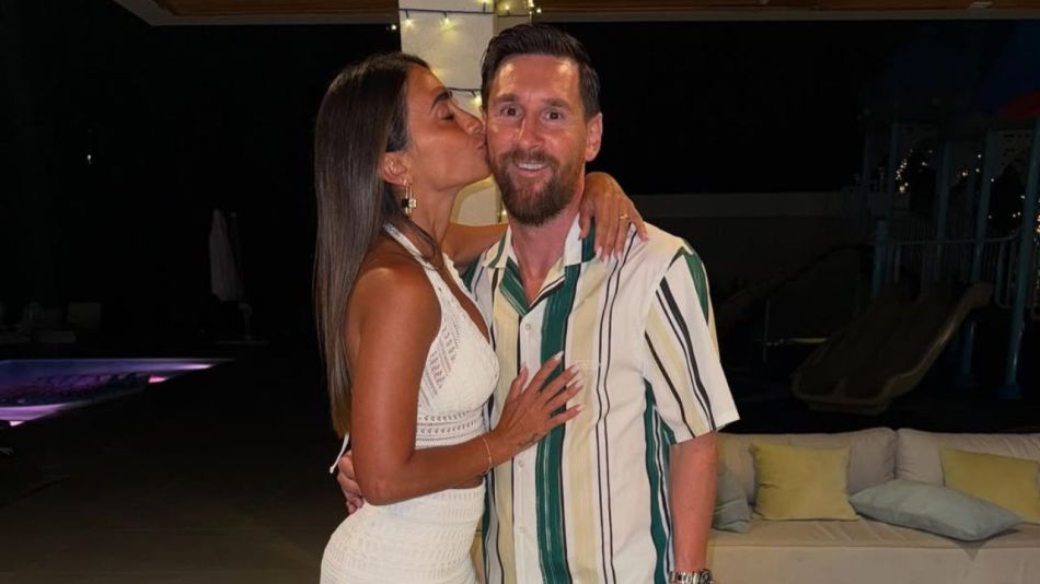 Lionel Messi y Antonela Roccuzzo