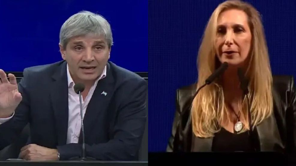 Karina Milei y Luis Caputo