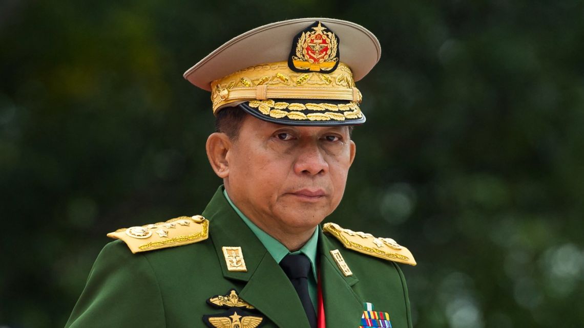 Myanmar's Chief Senior General Min Aung Hlaing.