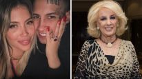 Wanda Nara y L-Gante y Mirtha Legrand