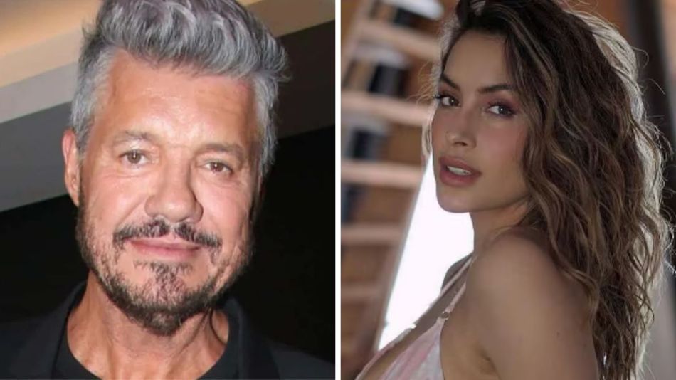 Marcelo Tinelli y Milett Figueroa