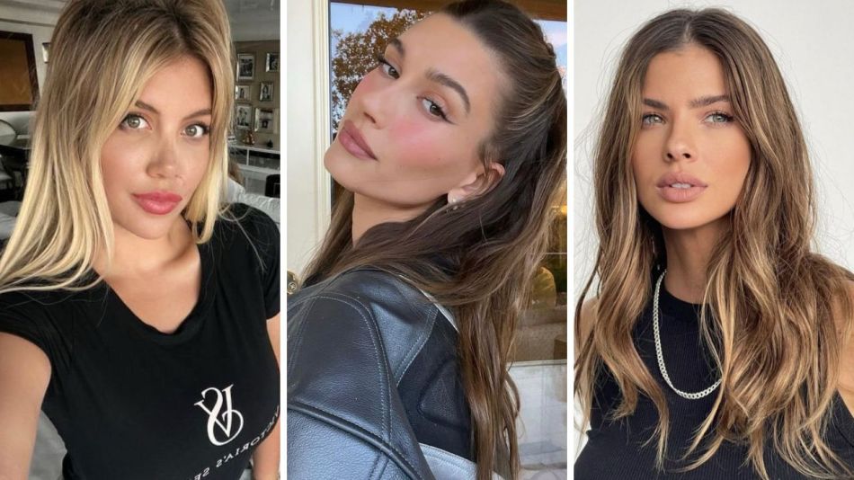 Wanda Nara, Hailey Bieber y la China Suárez