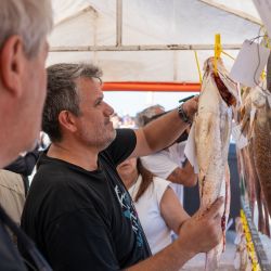 Las condiciones del mar permitieron un buen pique durante gran parte del torneo, con cambios constantes en la ganchera y con portes destacados como suelen darse en estas playas en cada concurso.