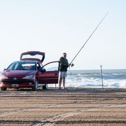 Las condiciones del mar permitieron un buen pique durante gran parte del torneo, con cambios constantes en la ganchera y con portes destacados como suelen darse en estas playas en cada concurso.
