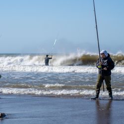 Las condiciones del mar permitieron un buen pique durante gran parte del torneo, con cambios constantes en la ganchera y con portes destacados como suelen darse en estas playas en cada concurso.