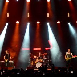 El compositor británico Sting realiza su espectáculo Sting 3.0 en el Farmasi Arena en Río de Janeiro. | Foto:PABLO PORCIUNCULA / AFP