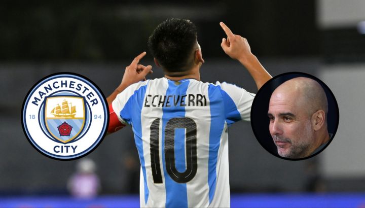 Finalizada su participación en el Sudamericano, Echeverri se suma al Manchester City.