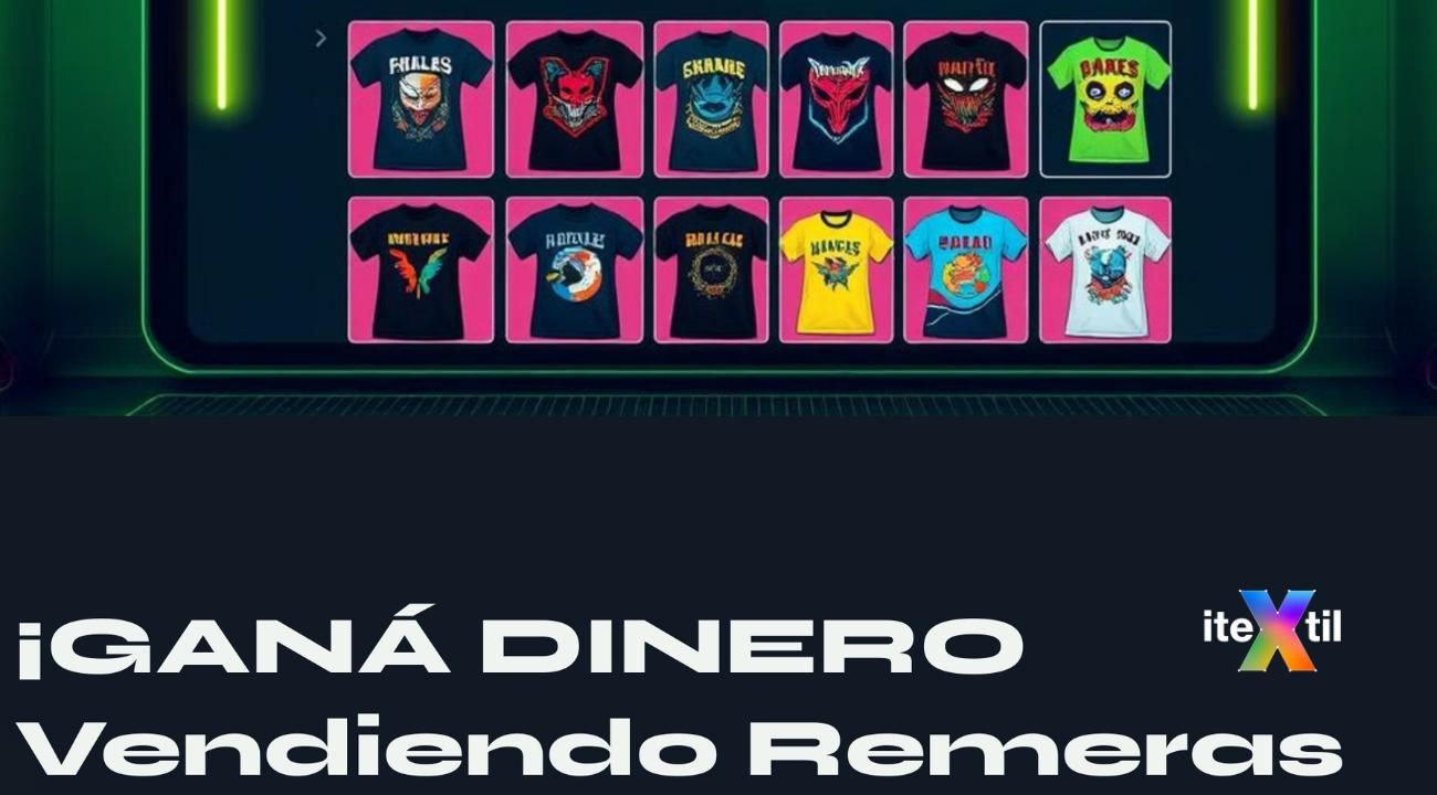 Ganá dinero vendiendo remeras  sin invertir en stock