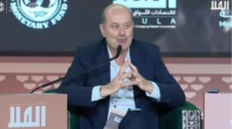 Sturzenegger en un foro del FMI en Arabia Saudita