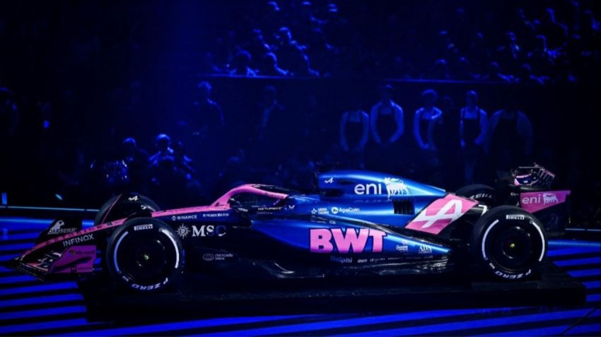 Así luce el monoplaza de Alpine para la nueva temporada de la F1.