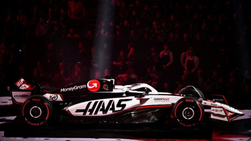 Así luce el monoplaza de Haas para la nueva temporada de la F1.