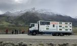 Un motorhome-hotel está recorriendo la Patagonia