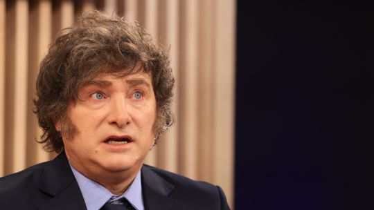 President Javier Milei, stock