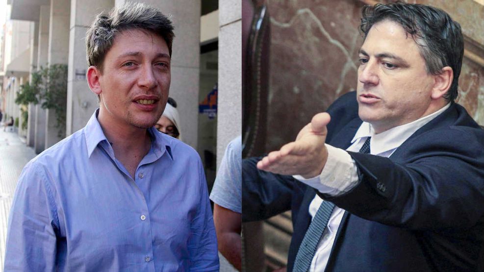 Santiago Caputo y Francisco Paoltroni 20250218