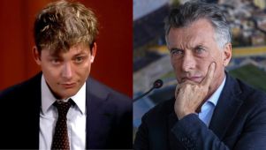 Santiago Caputo y Mauricio Macri