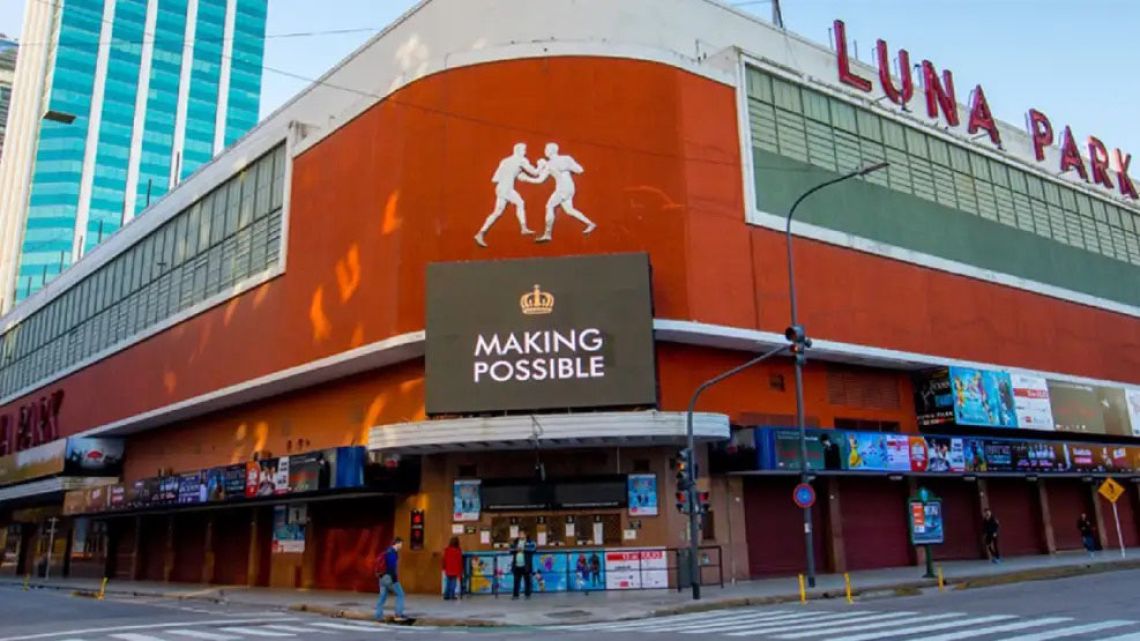 The Luna Park stadium began as a boxing arena in 1932 before becoming a site for legendary musical, social and political events.