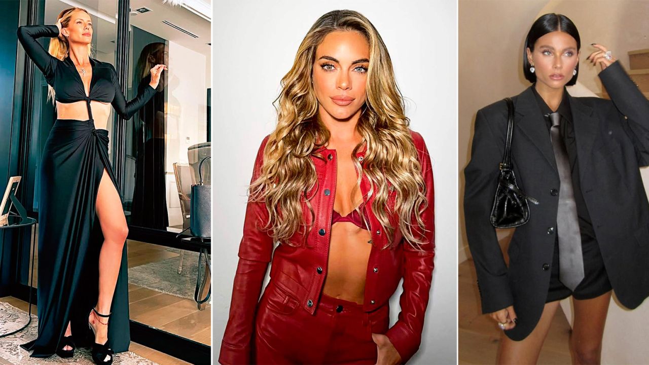 Nicole Neumann, Emilia Attias y Valentina Zenere, mujeres que encendieron sus redes con looks monocromáticos.  | Foto:Cedoc
