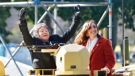 Javier Milei y Victoria Villaruel.