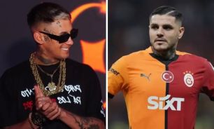 L-Gante y Mauro Icardi