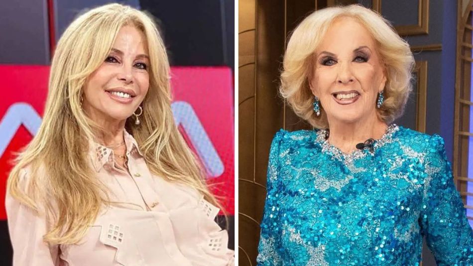 Graciela Alfano y Mirtha Legrand