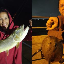 Solo la lombriz resultó efectiva como carnada; filet, salame y pasta no produjeron capturas. 