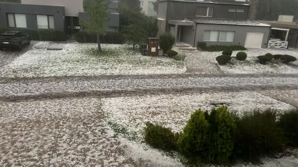 Granizo en Mar del Plata