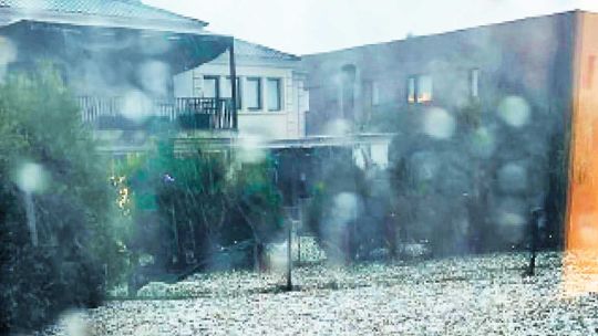 Violenta tormenta en Mar del Plata