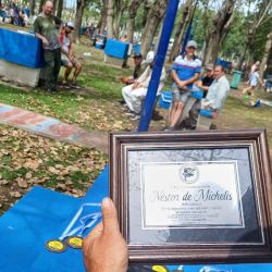 En el club Municipalizado de La Plata, escenario para esta reunión piscatoria que juntó a tradicionales exponentes de Fepylba con calificados pescadores de la Metropolitana.