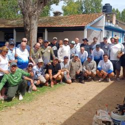 En el club Municipalizado de La Plata, escenario para esta reunión piscatoria que juntó a tradicionales exponentes de Fepylba con calificados pescadores de la Metropolitana.