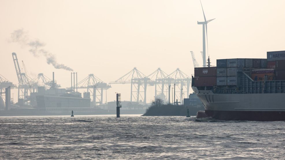 Hamburg Port and Key Interviews Amid Fears of Trump Tariffs On Europe