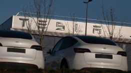 Tesla Inc. Charging Station in France as Sales Plummet