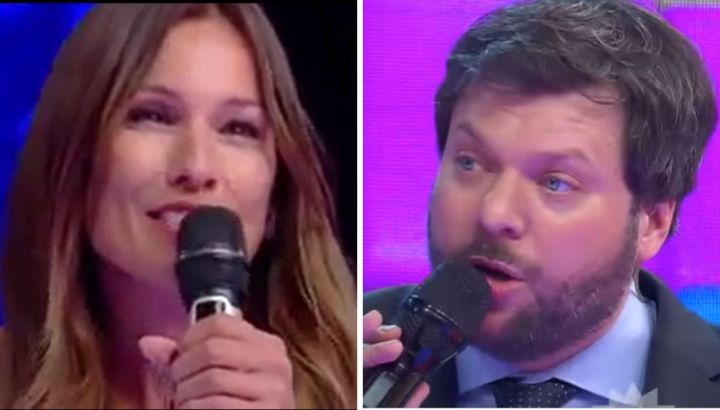 Pampita se indignó por una pregunta que le hizo Guido Kaczka en Los 8 Escalones: "Basta"