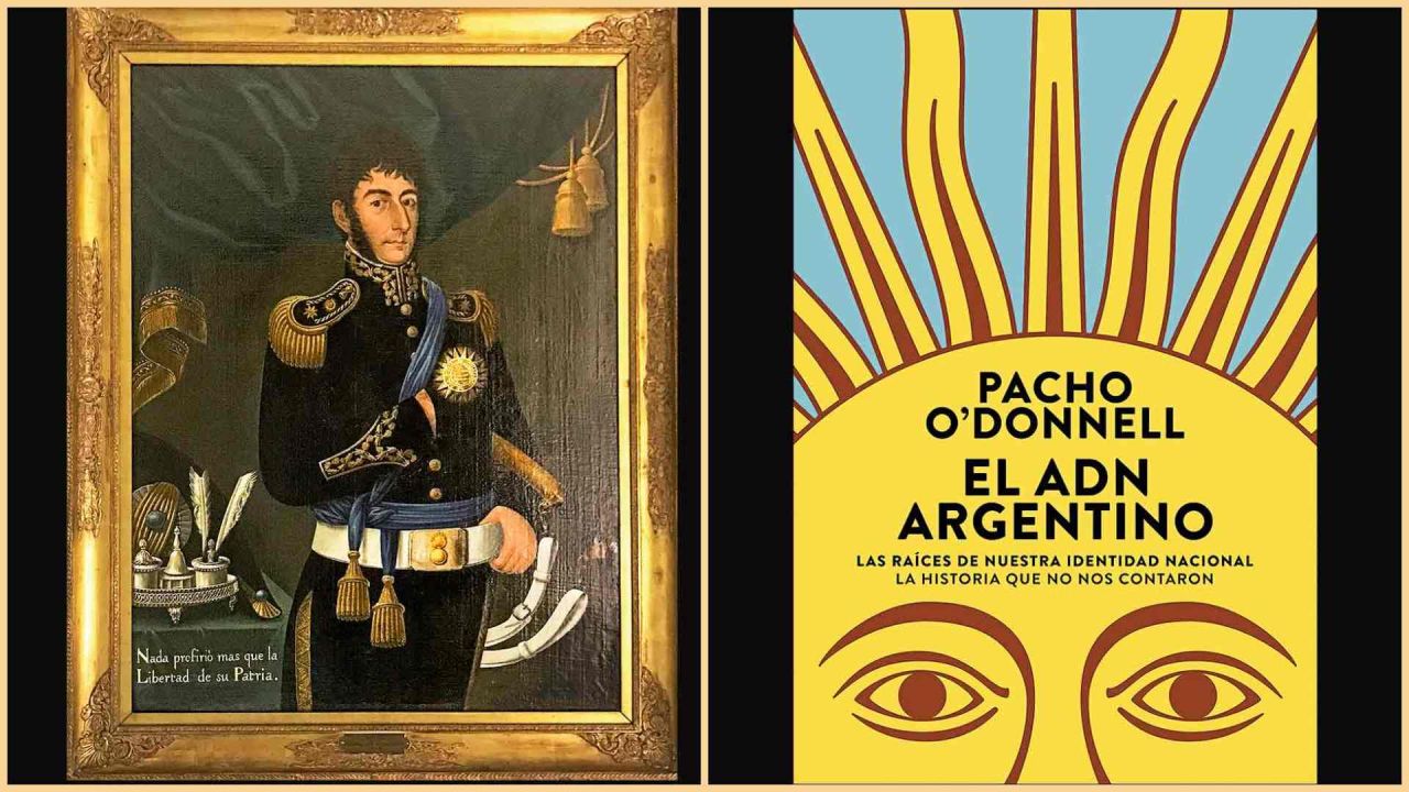 San Martín en "El adn argentino". | Foto:Cedoc