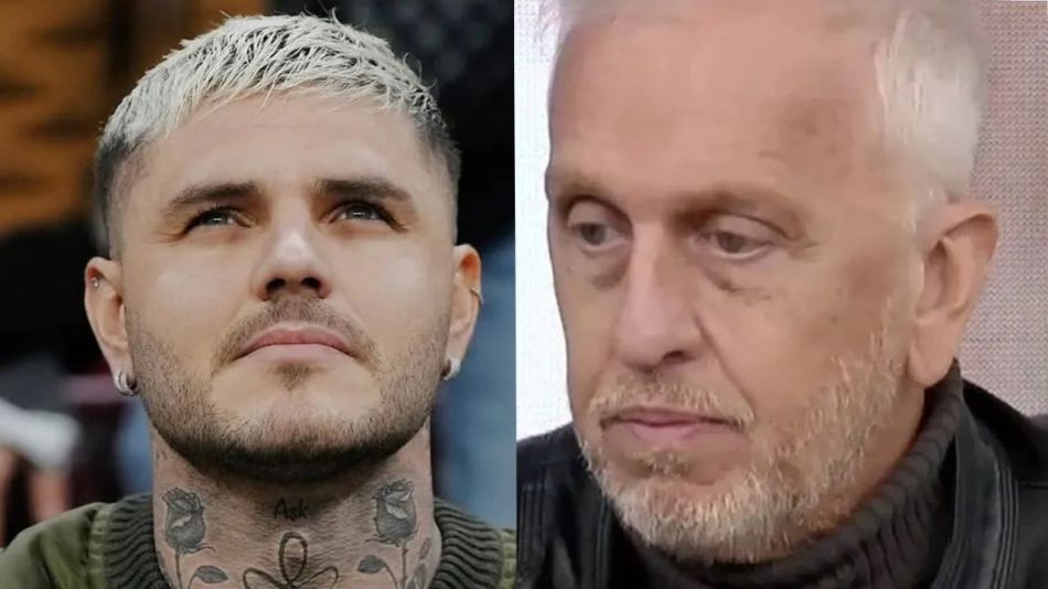 Mauro Icardi y Andrés Nara