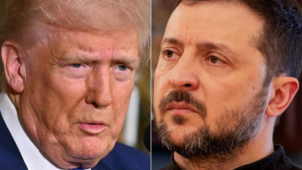 Trump y Zelensky