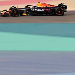 El piloto neozelandés de Red Bull Racing, Liam Lawson. Fórmula Uno en el Circuito Internacional de Bahréin en Sakhir. Foto de Giuseppe CACACE / AFP | Foto:AFP