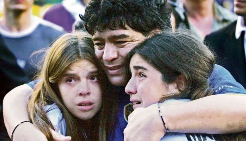 Diego, Dalma y Giannina Maradona 