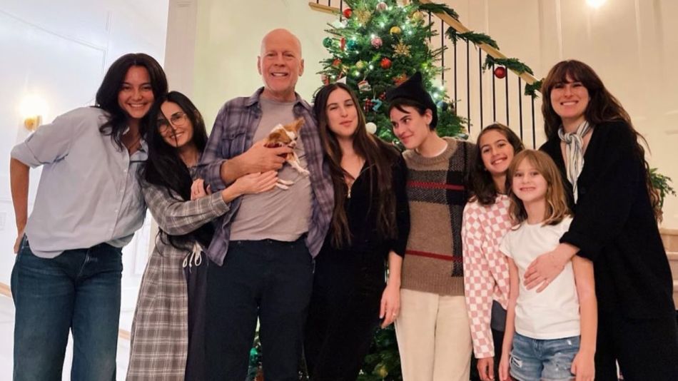 La familia de Demi Moore y Bruce Willis