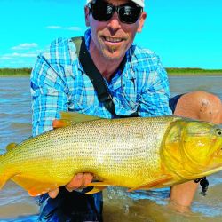 Entre Buenos Aires y San Fernando hay bajadas al río que son públicas y con abras de juncos muy prometedoras para tentar dorados de muy respetable tamaño. 