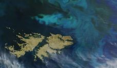Imagen de las Islas Malvinas captadas por la NASA 20250228