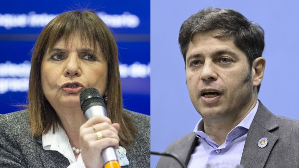 Patricia Bullrich y Axel Kicillof 