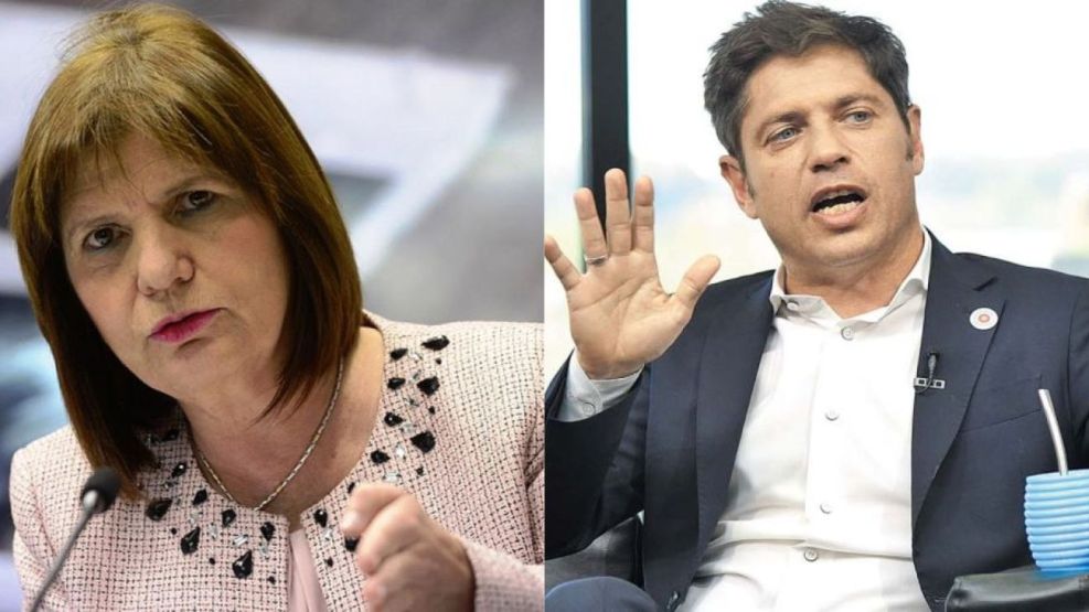 Patricia Bullrich y Axel Kicillof