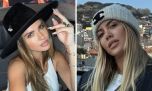 Guerra de looks: La China Suárez copió a Wanda Nara y usó un tapado con plumas