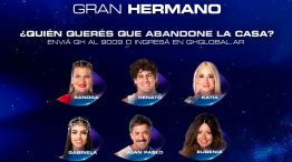 Los nominados de Gran Hermano para la eliminación del lunes 3 de marzo