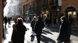 First Day of Winter Sales Shopping in Italy