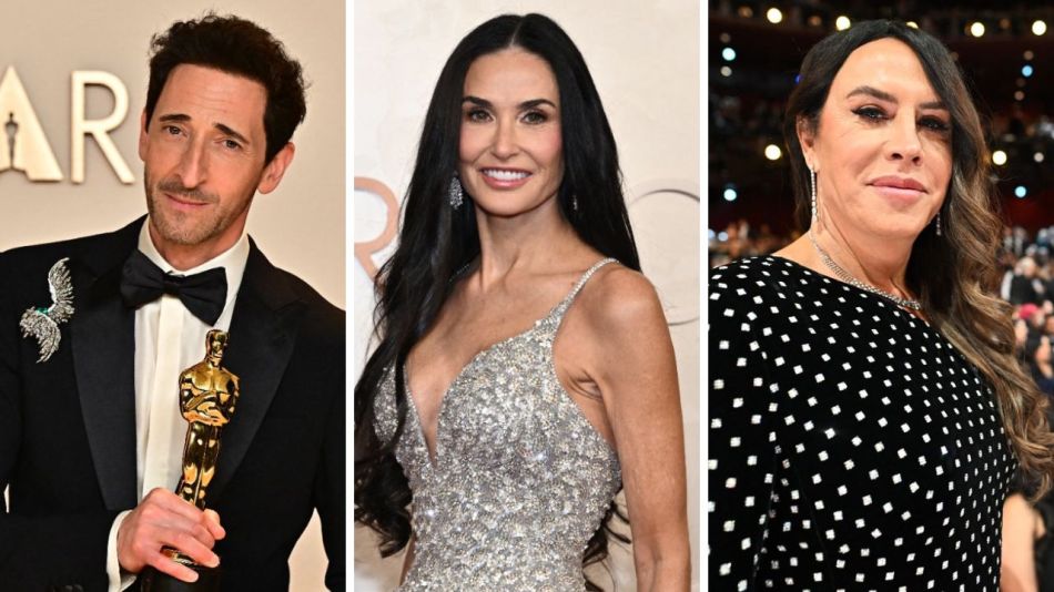 Adrien Brody, Demi Moore y Karla Sofía Gascón