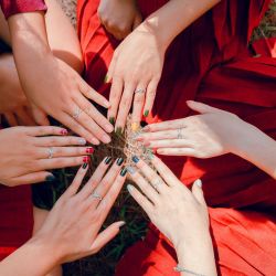 Manicura en casa.