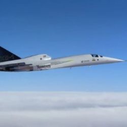 Los equipos de la NASA en Tierra utilizaron la fotografía Schlieren para capturar las ondas de choque alrededor del avión